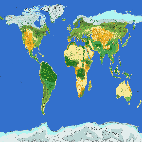 Good Earth With Countries