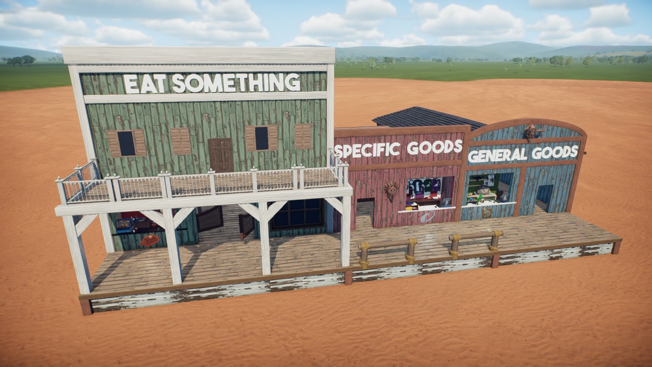 Wild west shops