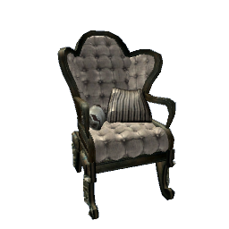 Victorian Chair- Grey