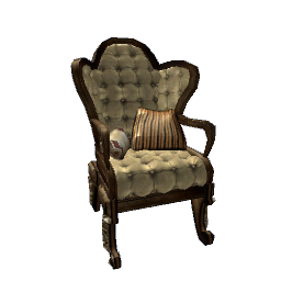 Victorian Chair- Light Brown