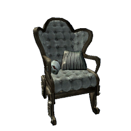Victorian Chair- Blue