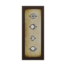 Moon Glyph Wall Art- V1