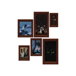 Wall Art Cluster-Cats
