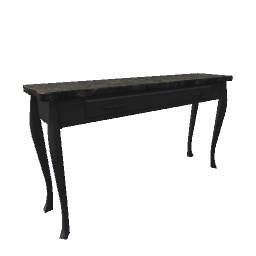 Victorian Console Table- Skinny Black