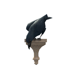 Crow Wall Sculpture- V4