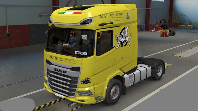 skin DAF 2021 yellow by maury79