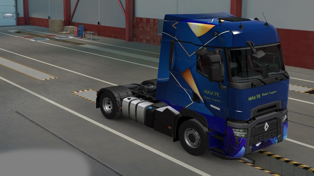 skin cabin renault T high by maury