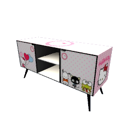Hello Kitty Kids Console Table - Light Pink