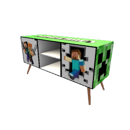 Minecraft Kids Gaming Console Table 2