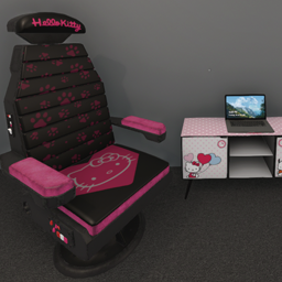 Hello Kitty Kids Gaming Chair - Hot Pink