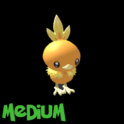 Pokemon Torchic Kids Statue Model Plush - MEDIUM