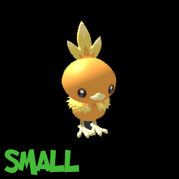 Pokemon Torchic Kids Statue Model Plush - SMALL