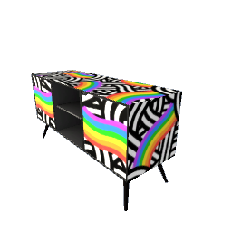 Rainbow Pride Kids Console Table