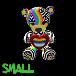Rainbow Pride Kids Teddy Bear Plush - SMALL