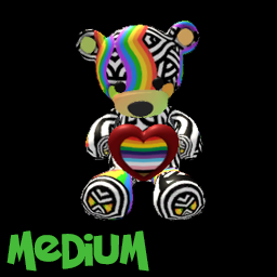 Rainbow Pride Kids Teddy Bear Plush - MEDIUM