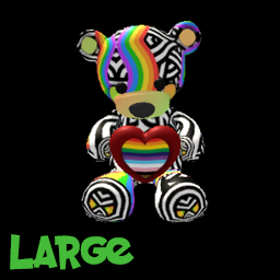Rainbow Pride Kids Teddy Bear Plush - LARGE