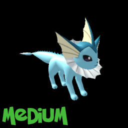 Pokemon Vaporeon Kids Statue Model Plush - MEDIUM