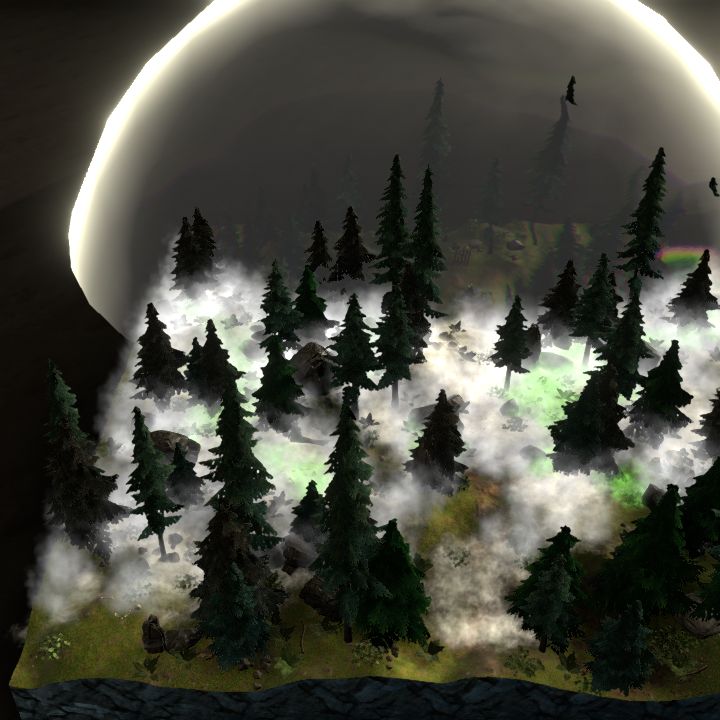 Forest Fog and Magic Dome