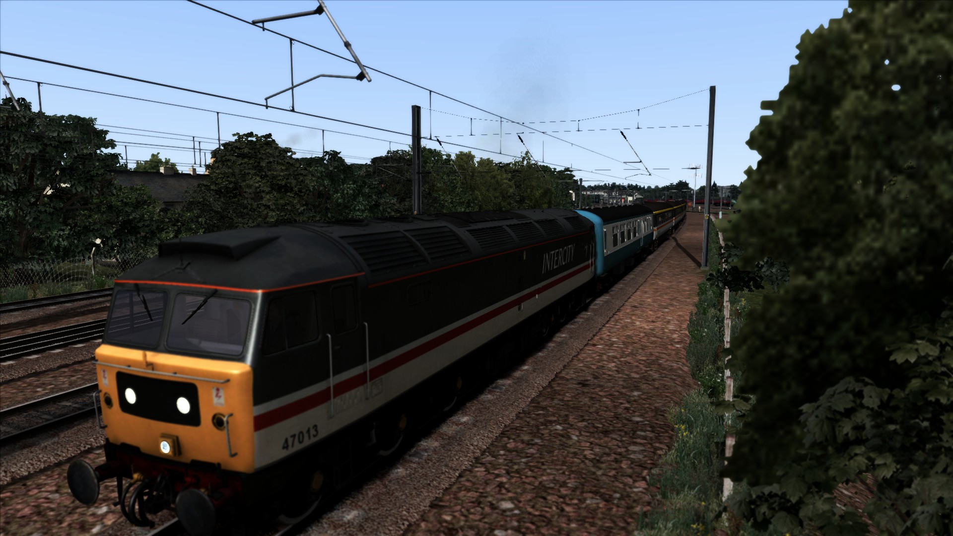 47 Class 8.45 Carstairs-Carlisle Intercity 8 Car Passsenger