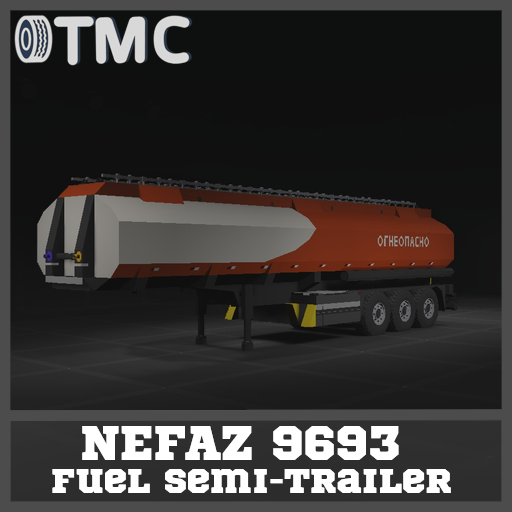 NEFAZ 9693 Fuel tank semi-trailer (Fuel tank)