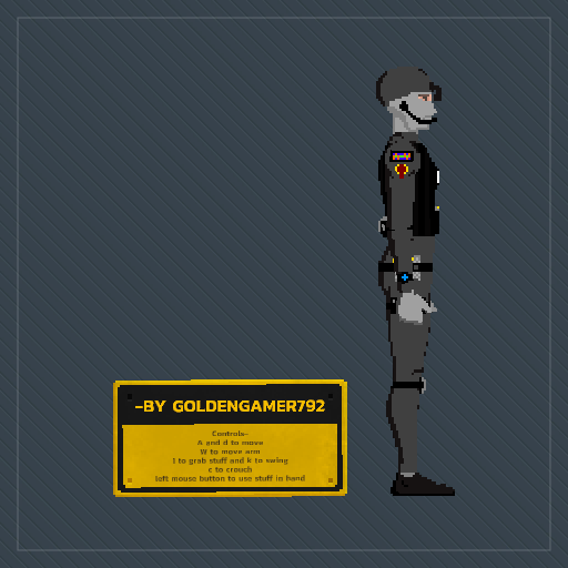 Controllable human (keyboard)