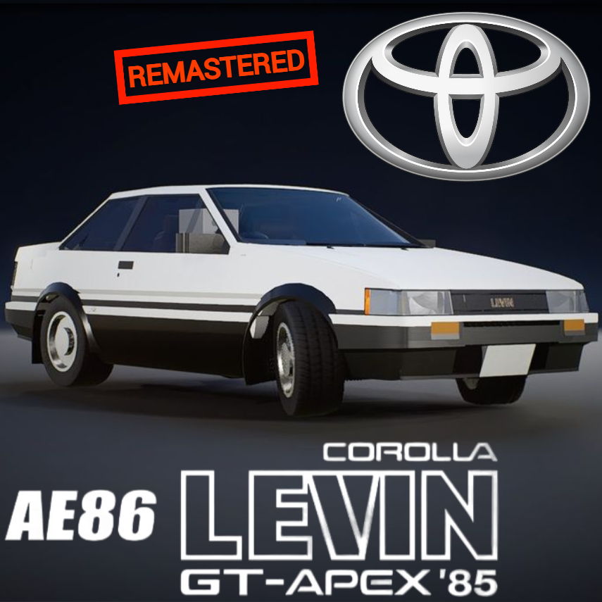 Toyota AE86 Corolla Levin GT-apex Coupe (zenki)