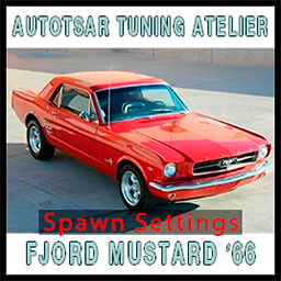 AutoTsar Mustang 66 SpawnSettings – Project Zomboid Mod