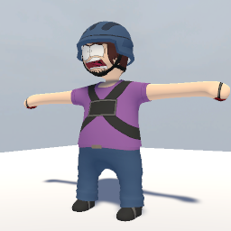 Suction cup man