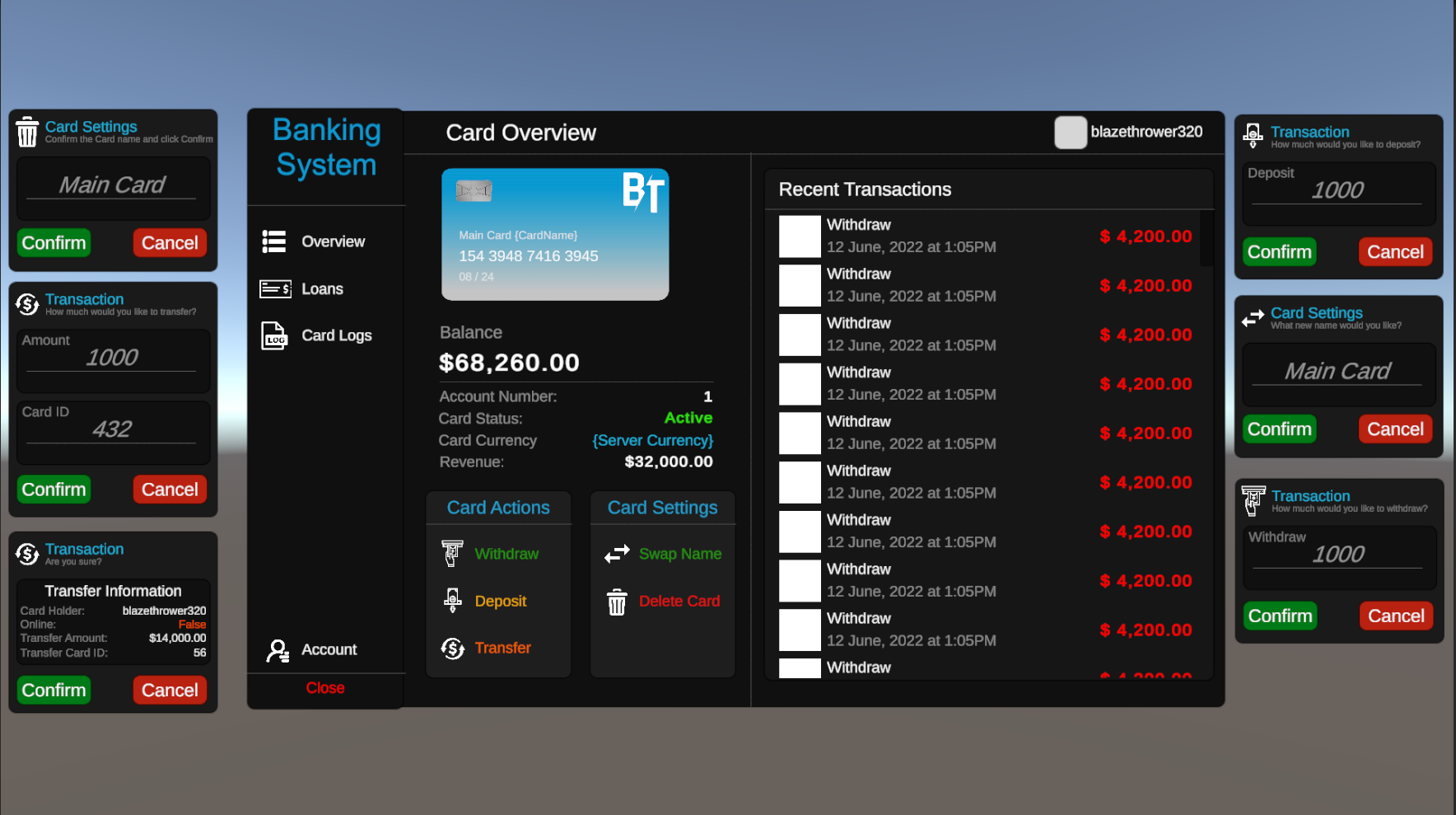 BTBankingDebug – Unturned Mod