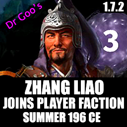 Zhang Liao Arrives 196 CE:张辽在公元196年加入玩家派系