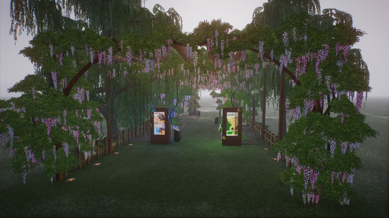 Wisteria Butterfly Walk In Exhibit