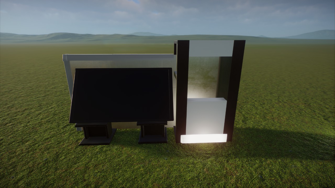 Space Base - v2 Habitat Info Board + Donation Bin Cover