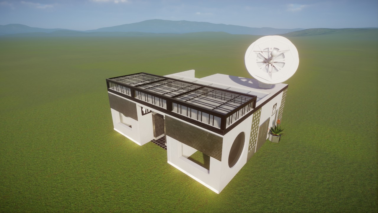 Space Base - 2 Shop Shell + Toilet, Staff, Power