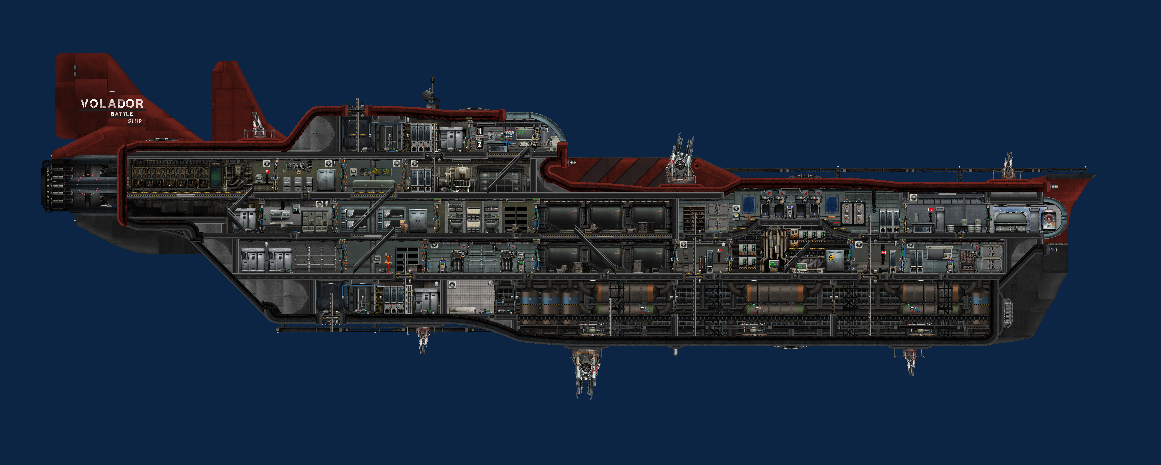 Volador Battleship – Barotrauma Mod