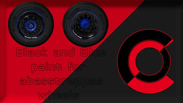 Classick Tuning Wheels Blue for Abasstreppas Wheel Pack Reworked