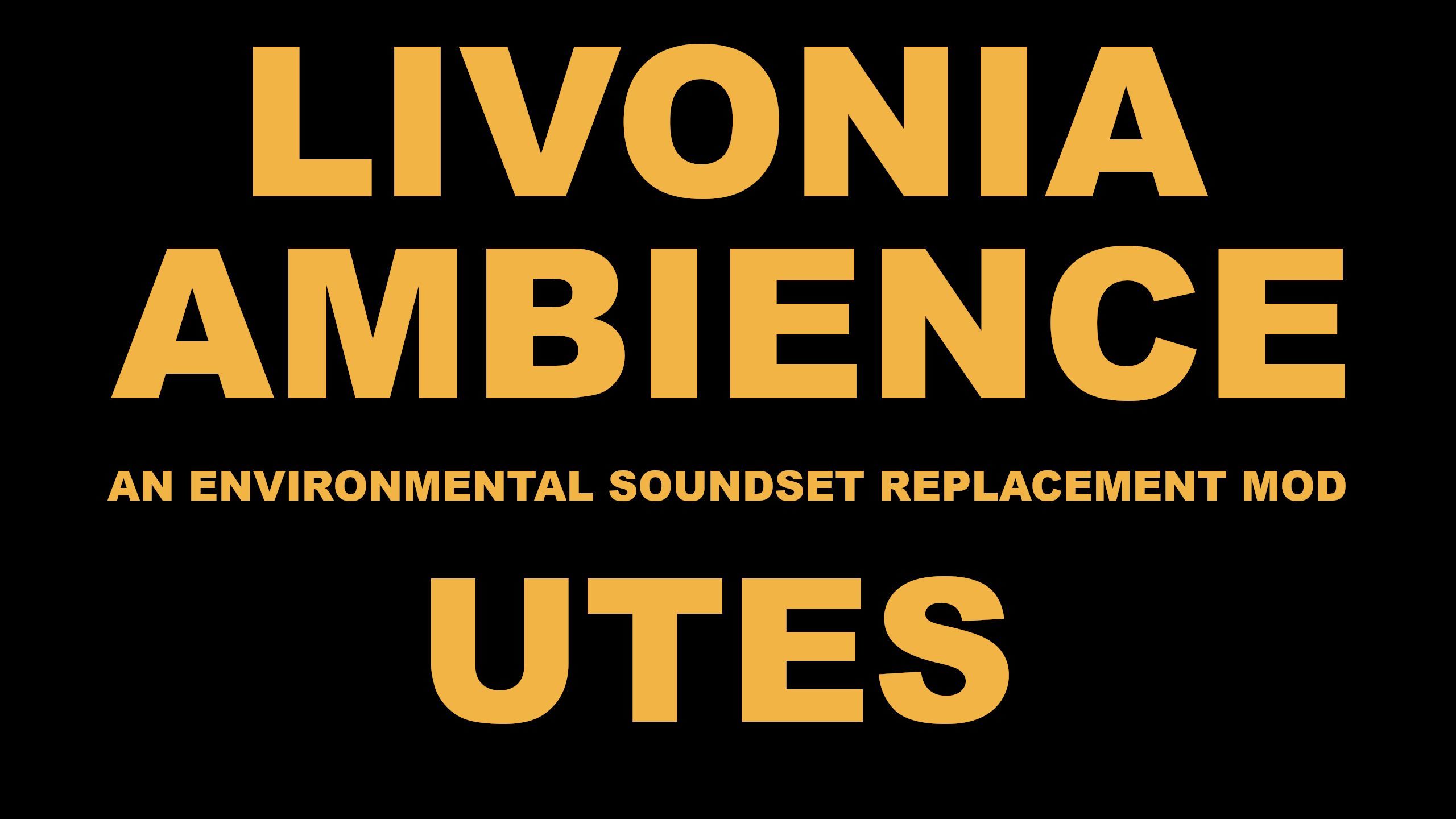 Livonia Ambience - Utes (CUP)
