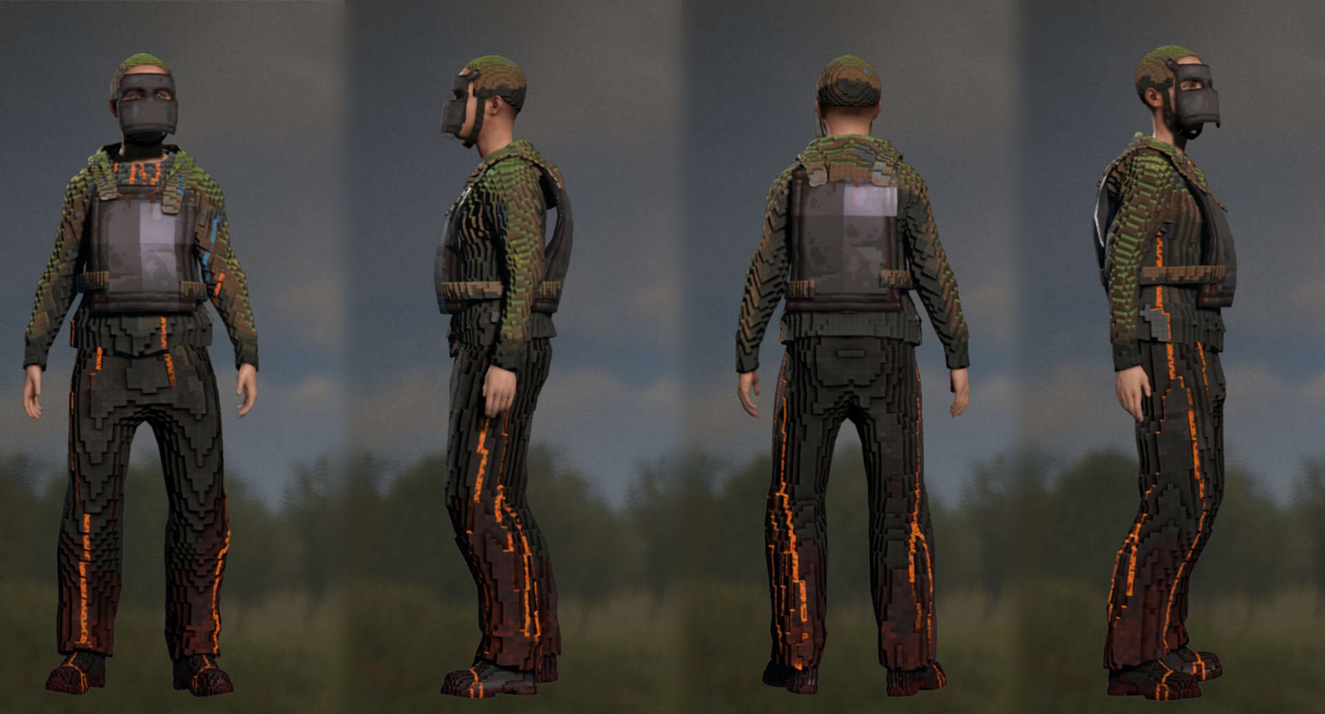 Pixel Facemask