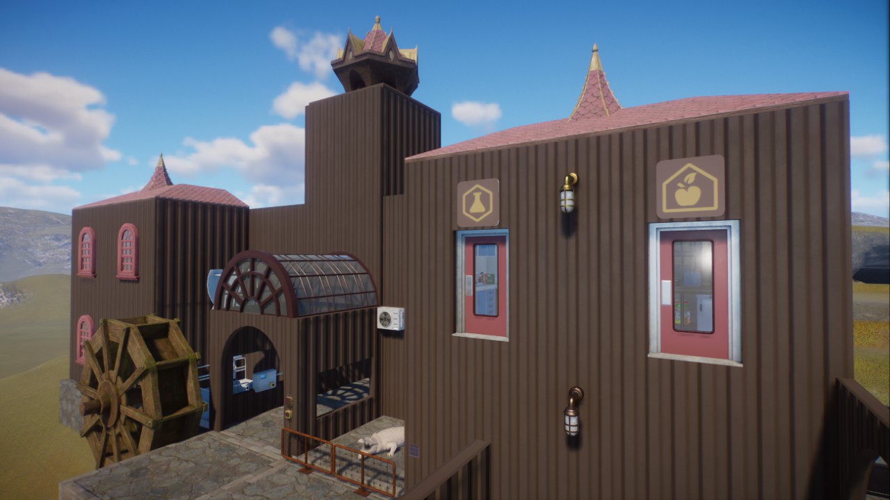 Steampunk Work Zone Facilities