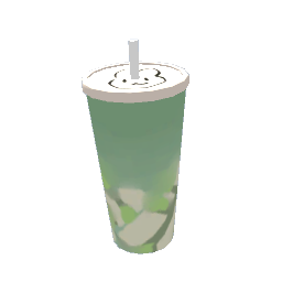 抹茶布丁奶茶