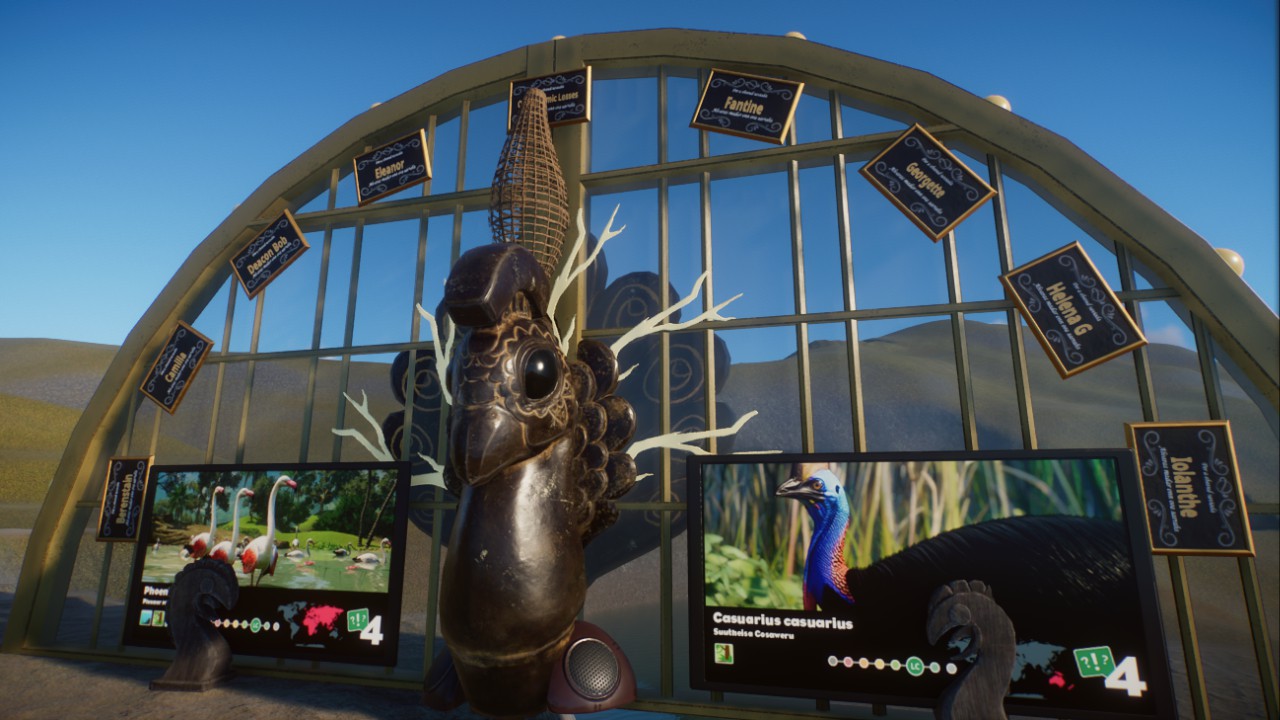 Steampunk Habitat Signage 'Electric Peacock' - Memorials and Info Boards