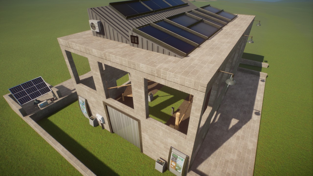 Cargo Yard Walkthrough Exhibit - Solar Farm