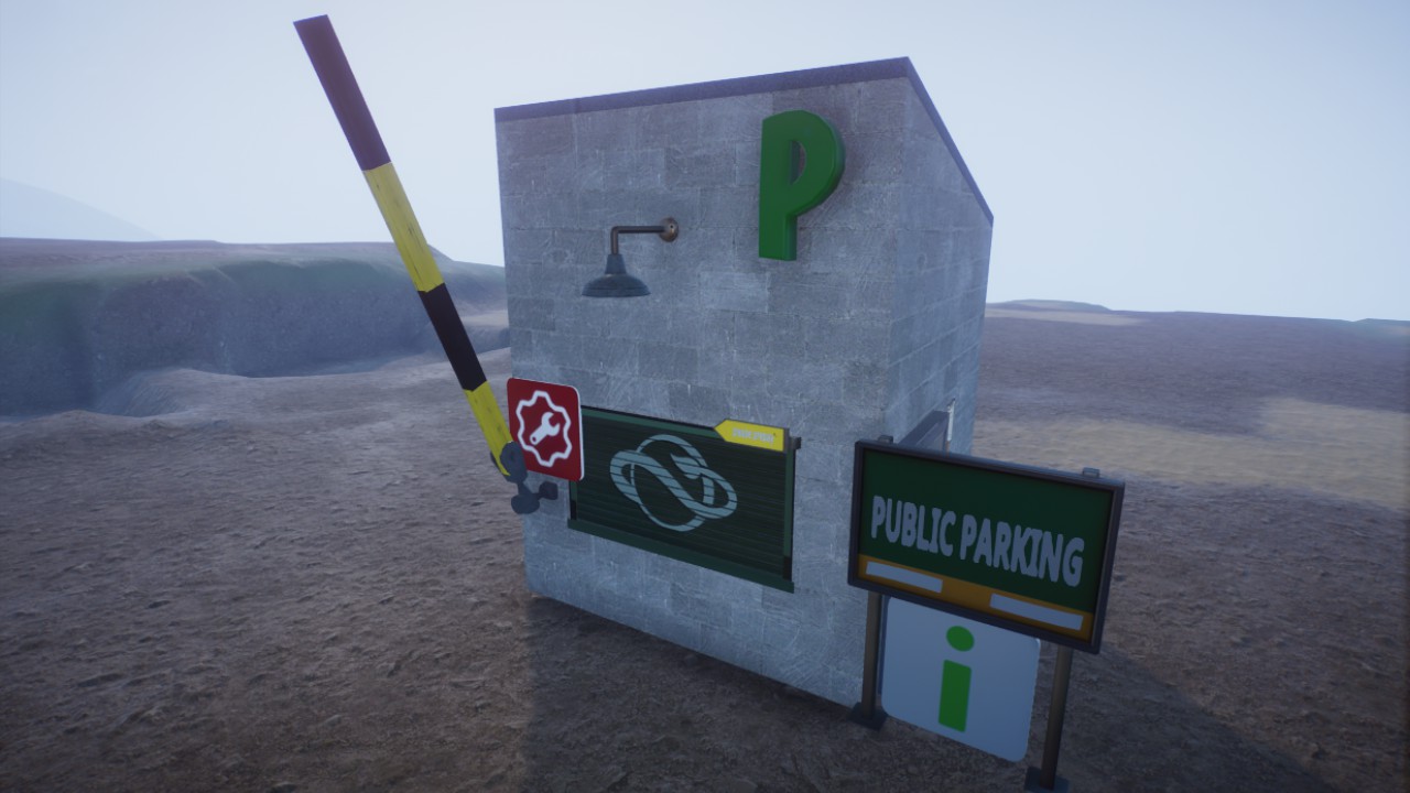 Cargo Yard 'Parking Kiosk' Information Center