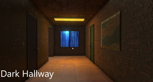 Dark Hallway One Window Challenge