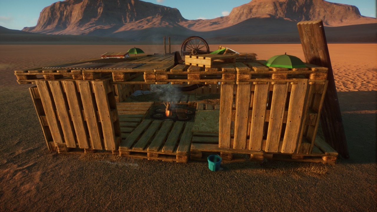 Post-Apocalyptic Salvager's Shelter