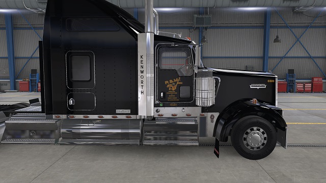 A complete R & M Pipeline skin pack for all SCS stock trucks