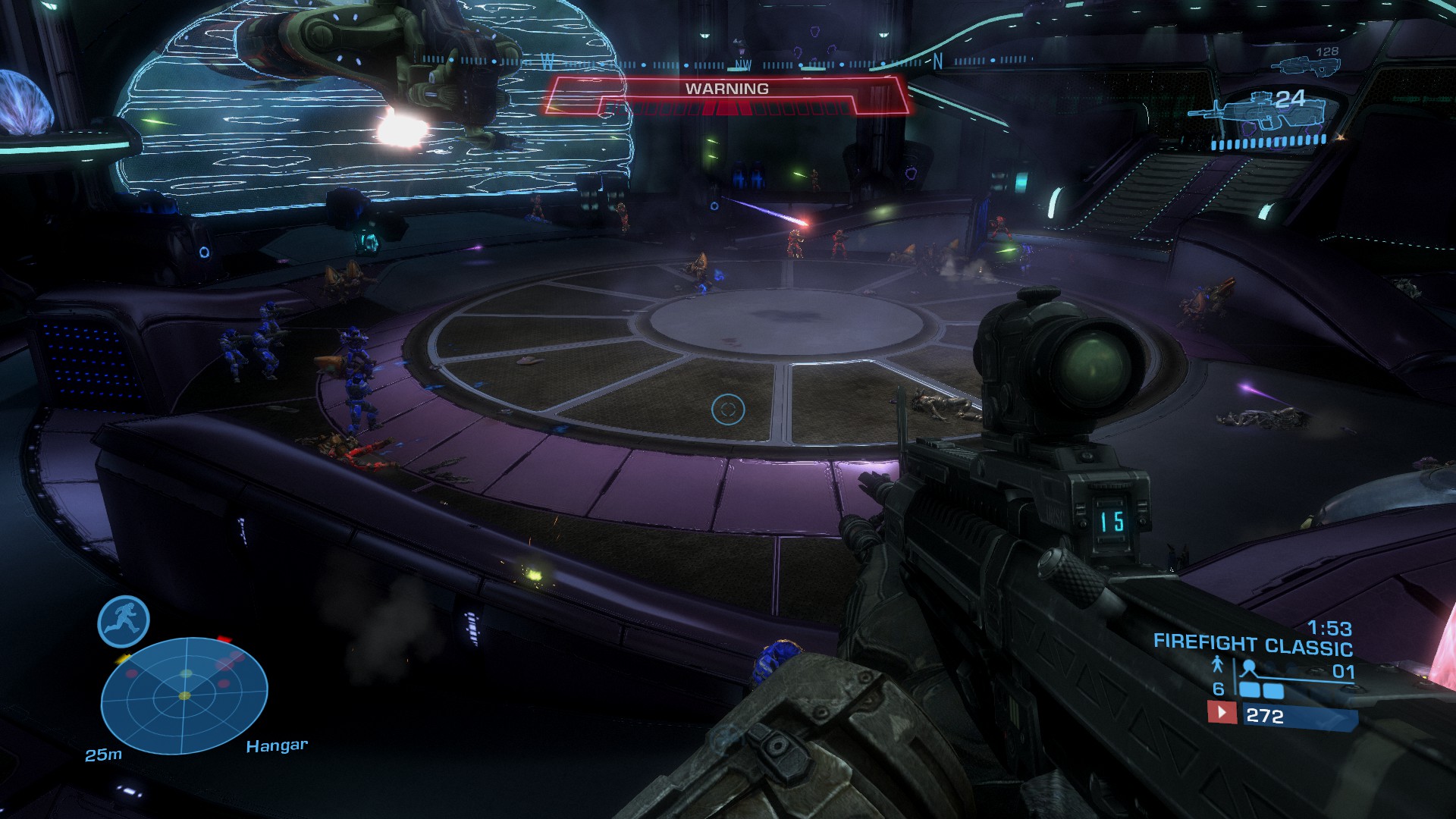 RED VS BLUE FIREFIGHT