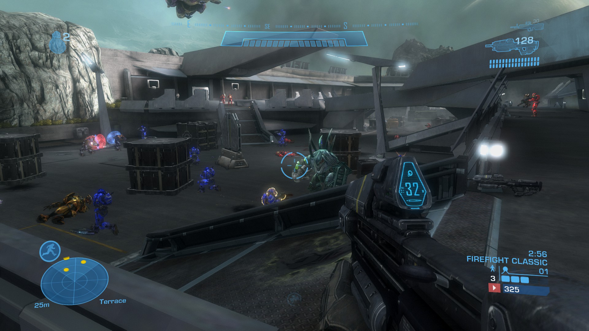 RED Vs BLUE FIREFIGHT (Courtyard)