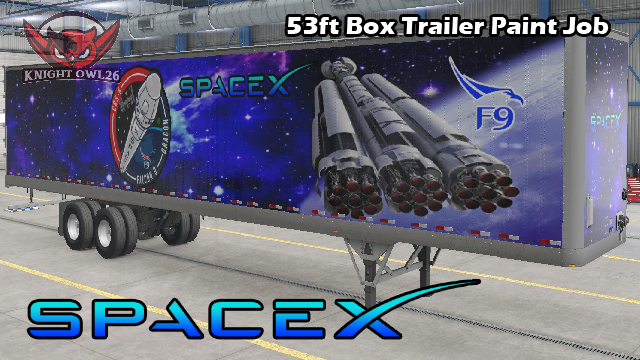 SpaceX Box Trailer