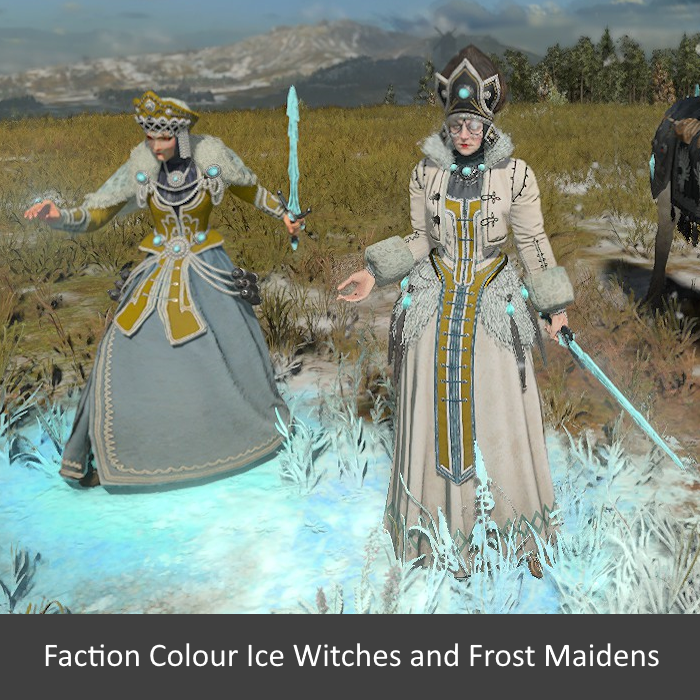 Faction Colour Ice Witches and Frost Maidens
