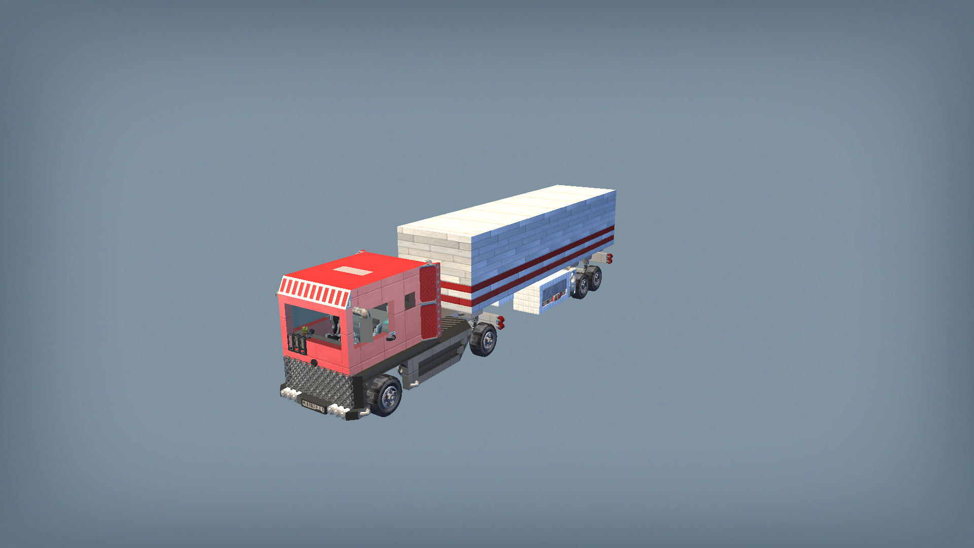 Medium semi truck 01 classic version (4x2)